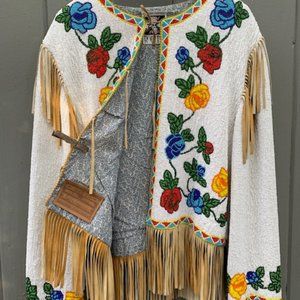 Price Drop: Vintage signed Barbara Hairston Roberson beaded jacket, rare 10/75
